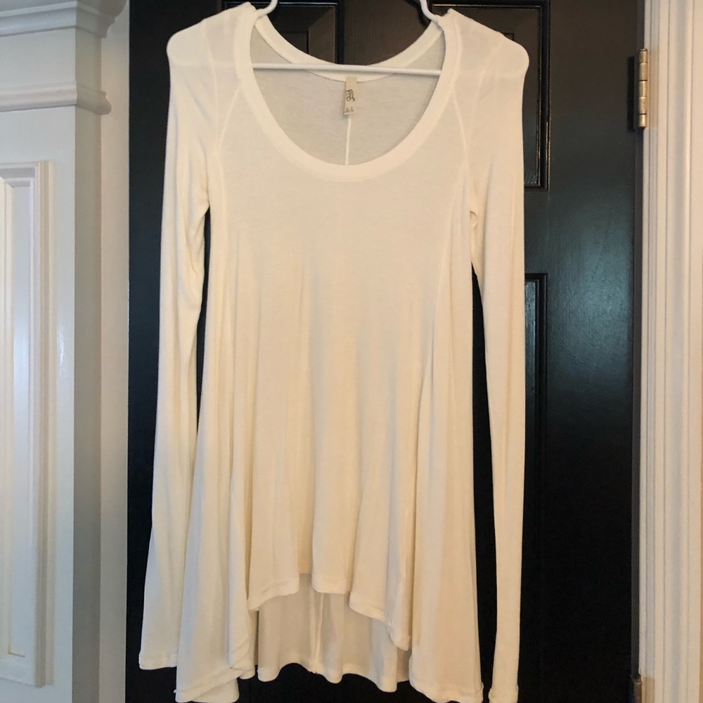 Free People ivory tunic